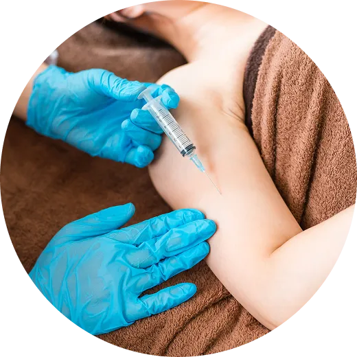 pスリム注射の注入