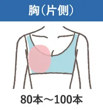 胸(片側)
